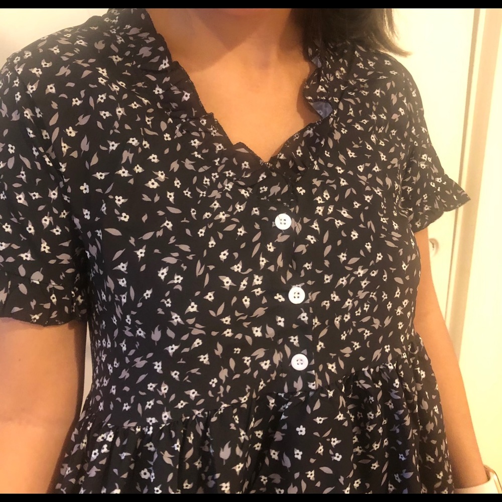 Print Mini Dress